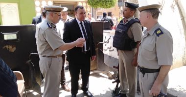 صور.. مدير أمن المنوفية يتفقد الخدمات الأمنية بمركز بركة السبع