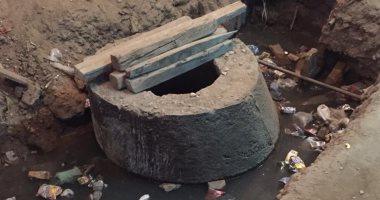 قارئ يطالب  بإنهاء أعمال صيانة الصرف الصحى المستمرة من1 6 أشهر بالمنيب