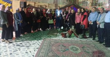 صور.. خيمة العريش الرمضانية ملتقى المبدعين والفنانين لإسعاد أهالى شمال سيناء