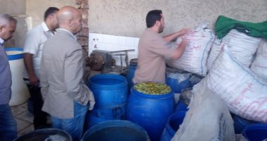 صحة الشرقية تضبط مصنع مخللات بدون تراخيص بفاقوس.. وتعدم 700 كيلو