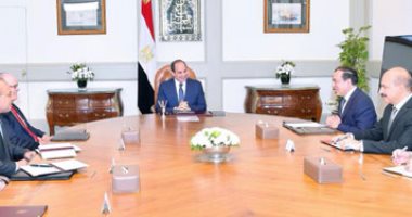 السيسى يوجه بالتعاون مع "نوبل إنرجى" المتخصصة باستكشاف الغاز وتذليل العقبات