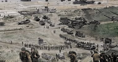 75 سنة على انتصار الحلفاء فى الحرب العالمية الثانية وعملية نورماندى (صور)