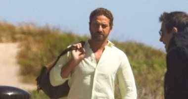 صور.. جيرارد باتلر يصور فيلمه الجديد فى ماليبو
