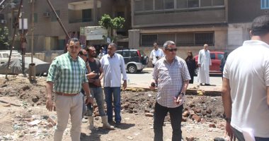 حملة لوقف بناء مخالف وإزالة إشغالات وغلق كافيهات مخالفة بحدائق القبة