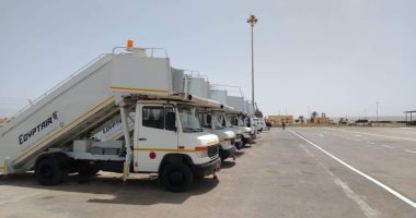 صور.. مطار  مرسى مطروح الدولى يستعد لاستقبال الرحلات بموسم الصيف  