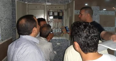 صور.. حملات تفتيش لكهرباء جنوب الدلتا لضبط السرقات