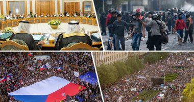 العالم هذا الصباح.. 6 قتلى و200 مصاب باشتباكات متظاهرين وشرطة إندونيسيا.. احتجاجات تدعو لاستقالة وزيرة العدل ورئيس وزراء التشيك.. إصدار 10 مراسيم ملكية سعودية.. والمملكة: نريد تجنب الحرب واستقرار سوق النفط..صور