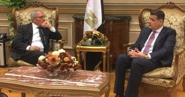 رئيس "أفريقية البرلمان" يلتقى مفوض شئون حوض النيل بالخارجية الألمانية.. صور