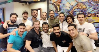 مطعم سمك يجمع ثنائى الزمالك وصالح جمعة على الإفطار