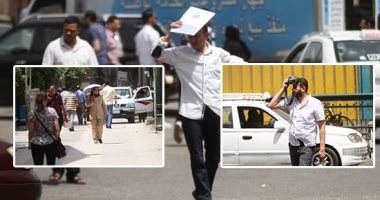 درجات الحرارة تصل أقصى ارتفاع لها والعظمى بالقاهرة تسجل 45.. "الأرصاد" تناشد المواطنين بعدم التعرض للشمس.. وتؤكد: لا داعى للفزع.. وغدا آخر أيام الموجة الحارة .. وانخفاض يصل إلى 6 درجات السبت المقبل