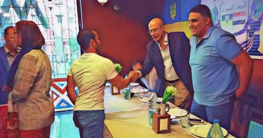 صور.. أبناء الجالية المصرية بأوكرانيا ينظمون أول حفل إفطار جماعى