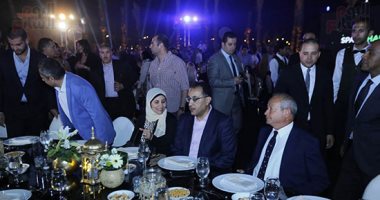 رئيس الوزراء فى حفل تطوير مشروع حديقة الشيخ زايد بحضور نجيب ساويرس