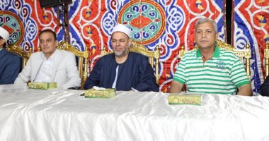 صور.. محافظ المنوفية يشهد حفل تكريم حفظة القرآن الكريم بقرية العامرة بمنوف