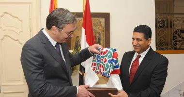 رئيس صربيا يهنئ المسلمين بشهر رمضان فى إفطار سفير مصر ببلجراد