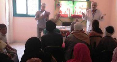 توقيع الكشف الطبي المجاني لـ 1451 مريض بقافلة طبية وعلاجية بقرية راغب بالشرقية