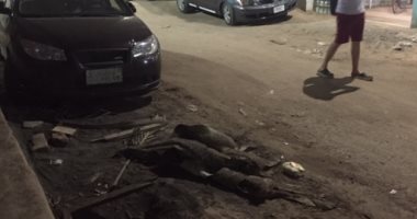 صور.. بالوعة صرف صحى مفتوحة تهدد حياة أعضاء نادى صيد المحلة