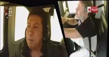 شاهد.. صراخ الفنان إيهاب فهمى فى برنامج هانى فى الألغام