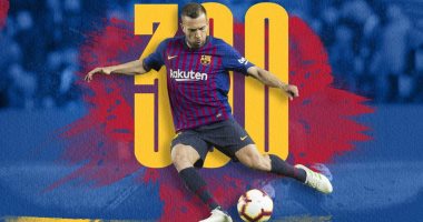 برشلونة ضد فالنسيا.. جوردى ألبا يصل إلى 300 مباراة مع البارسا