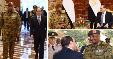مباحثات مهمة بين الرئيس السيسي و"البرهان" بقصر الاتحادية.. توافق على استمرار التشاور المكثف لتحقيق استقرار السودان وتفعيل الإرادة الحرة للشعب الشقيق والانحياز لخياراته.. والدفع نحو سرعة تنفيذ المشروعات التنموية