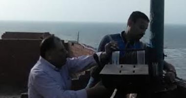 صور .. التصدى لبناء مخالف بجمرك الاسكندرية و مصادرة المعدات