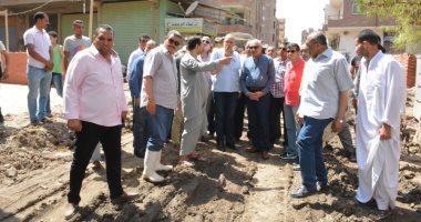 محافظ الجيزة:استبدال خطوط الصرف بكفر غطاطى وأرض البحر بالهرم لمعالجة مشاكلة