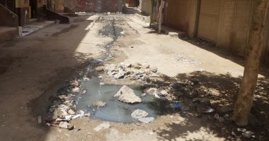 شكاوى من مياه الصرف الصحى بمنطقة المنيب بالجيزة