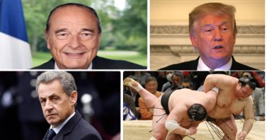 "السومو" لعبة يعشقها الرؤساء.. الرئيس الأمريكى يحضر مباراتها اليوم.. جاك شيراك سبق ترامب بإنشاء كأس خاصة تحمل اسمه.. مستشار ألمانيا الأسبق جيرهارد شرودر كان يسهر ليلا لمشاهدتها.. وساركوزى تعرض لانتقادات بسببها