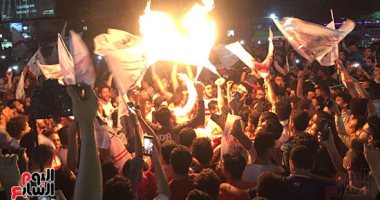شاهد.. احتفالات أهالى ميت عقبة بفوز الزمالك بالكونفدرالية الأفريقية