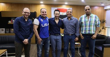 صور.. اليوم السابع يحتفل بنجاح "ابن أصول" مع حمادة هلال
