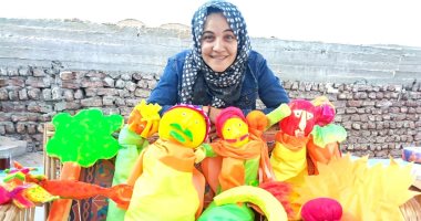 من النوبة لـ القاهرة ".. أميرة بتلف بعرايسها الفسفورية وبتعلم الأطفال الفن 