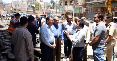 محافظ الشرقية يتفقد مقلب الفدان ومشروعى نفق عرابى وشارع طلبة عويضة