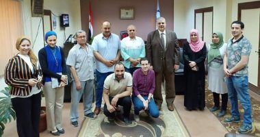 وكيل شباب الغربية يستقبل الفائزين بمسابقة "مفتاح مشروعك"