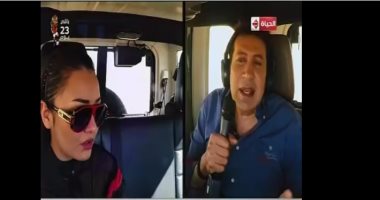 شاهد.. الفنانة راندا البحيرى ضحية " هانى فى الألغام"