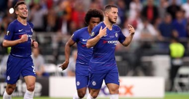 تشيلسي يتوج بطلا للدوري الأوروبي للمرة الثانية برباعية ضد أرسنال.. فيديو