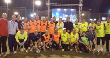 جمال الغندو يدير مباراة ودية بين قدامى الأهلى والزمالك