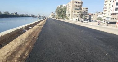 صور.. انتهاء بناء تكاسى على ترعة فى الدقهلية لتوسعة وازدواج الطريق