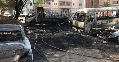 ضبط المتهم المتسبب فى إشعال النيران بجراج طوخ واحتراق 100 دراجة بخارية