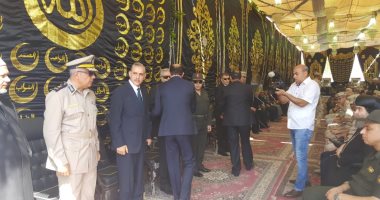 صور.. القيادات التنفيذية والشعبية يشاركون فى صلاة الجنازة على مدير أمن أسيوط 