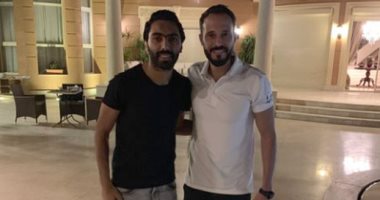 شاهد.. حسين الشحات ويوسف الشريف فى صورة واحدة