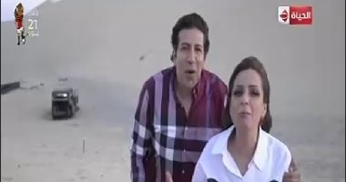شاهد الحلقة الكاملة لمقلب هانى فى الألغام مع ريم البارودى