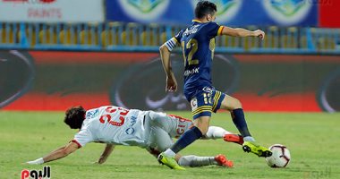 فيديو وصور.. مسعد يهدر فرصة تسجيل الهدف القاتل للإنتاج أمام الزمالك