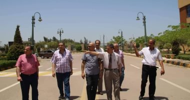 رئيس جامعة كفر الشيخ: أجهزة تدريبات الرياضية لإنشاء ثلاثة حدائق مزودة بـ48 وحدة جيم 
