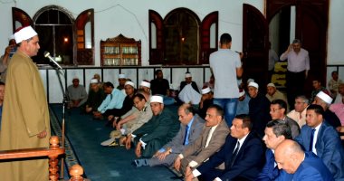  صور.. محافظ البحيرة يشهد احتفال الأوقاف بليلة القدر