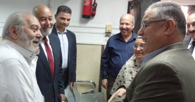 صور.. رئيس صندوق التأمين الاجتماعى يتفقد منافذ صرف المعاشات للتأكد من انتظامها