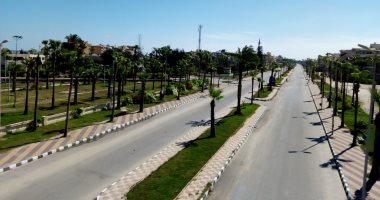 صور.. جمصة تتزين لاستقبال المواطنين فى العيد 