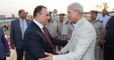 صور.. محافظ المنوفية يشهد حفل الإفطار الجماعى لقوات الأمن بقويسنا