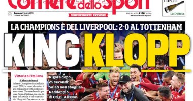 محمد صلاح وأوريجي فرحة ليفربول.. الصحافة الإيطالية تحتفل بملك أوروبا