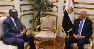 رئيس البرلمان يلتقى وزير خارجية روندا ويستعرضان خطة مصر بالاتحاد الأفريقى