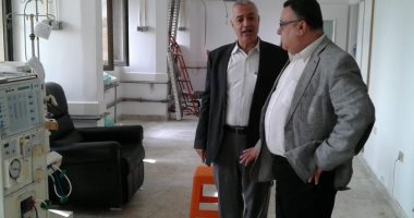 نائب رئيس جامعة الإسكندرية يتفقد مستشفى الطلبة لمراجعة التجهيزات الطبية