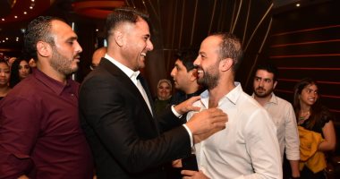 نجوم الفن يحتفلون بالعرض الخاص مع أحمد عز لفيلم "الممر" 